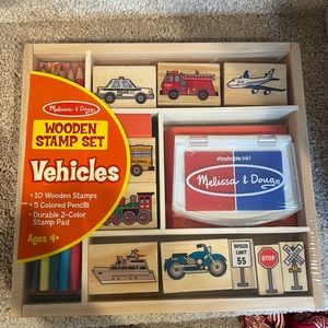 New in package Wooden Stamp Set